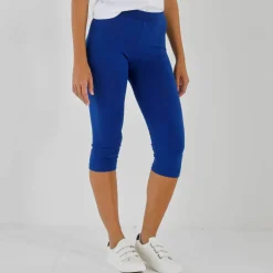 Legging corsaire uni maille stretch