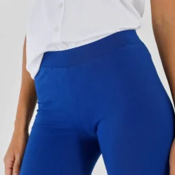 Legging corsaire uni maille stretch