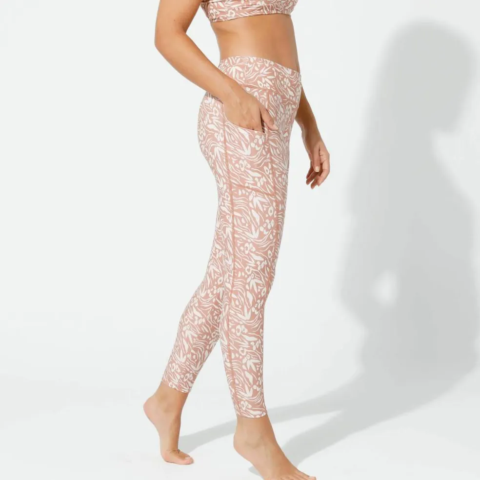 Legging de sport taille haute multi-poches