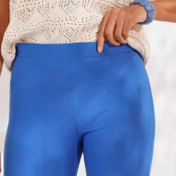 Legging 3/4 macramé, taille élastiquée