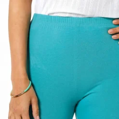 Legging 3/4 macramé, taille élastiquée
