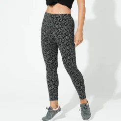 Legging maille jersey imprimé graphique