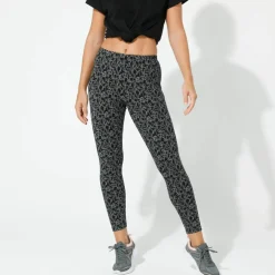 Legging maille jersey imprimé graphique