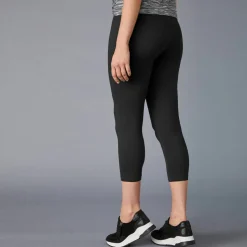 Legging 3/4 maille taille élastiquée