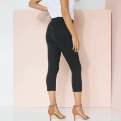 Legging 3/4 taille haute, ventre plat