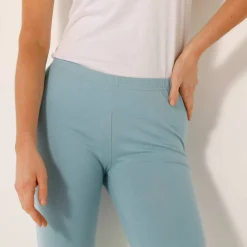 Legging uni maille jersey