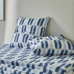 Linge de lit Adam en coton imprimé