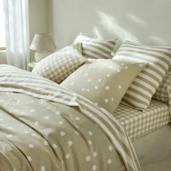 Linge de lit Alba imprimé pois - coton