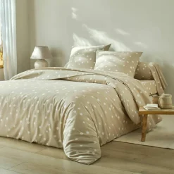 Linge de lit Alba imprimé pois - coton