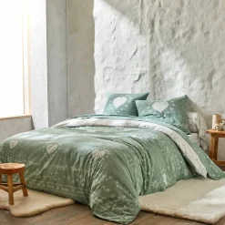 Linge de lit Anceny imprimé coeur - coton