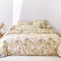 Linge de lit Anna en coton imprimé