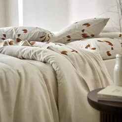 Linge de lit Automne en coton imprimé