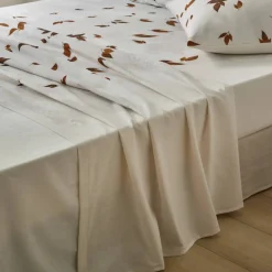 Linge de lit Automne en coton imprimé