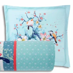 Linge de lit Birdy en coton imprimé oiseaux