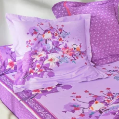Linge de lit Birdy en coton imprimé oiseaux