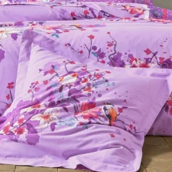 Linge de lit Birdy en coton imprimé oiseaux