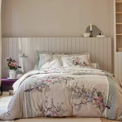 Linge de lit Birdy en coton imprimé oiseaux