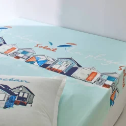 Linge de lit Cabine en coton imprimé