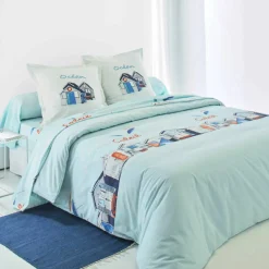 Linge de lit Cabine en coton imprimé