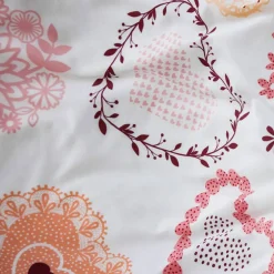 Linge de lit Candice en coton imprimé cœurs