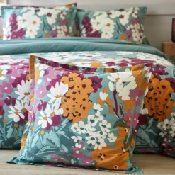 Linge de lit Capucine en coton imprimé
