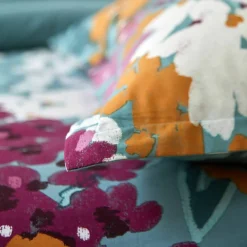 Linge de lit Capucine en coton imprimé