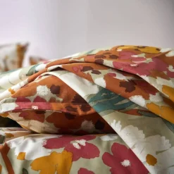 Linge de lit Capucine en coton imprimé