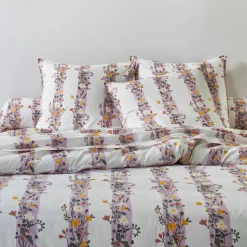 Linge de lit Céleste en coton imprimé