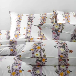 Linge de lit Céleste en coton imprimé