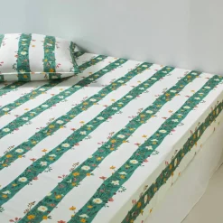 Linge de lit Céleste en coton imprimé