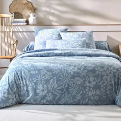 Linge de lit Céline en coton imprimé floral