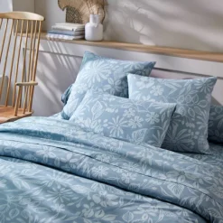 Linge de lit Céline en coton imprimé floral