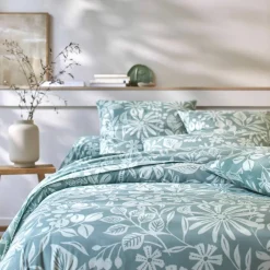 Linge de lit Céline en coton imprimé floral