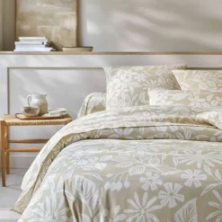 Linge de lit Céline en coton imprimé floral