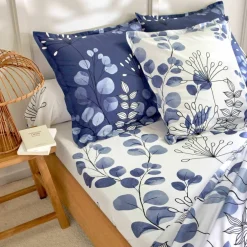Linge de lit Danae en coton imprimé
