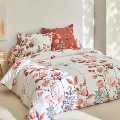 Linge de lit Danae en coton imprimé