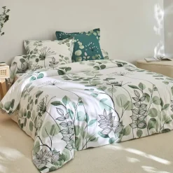 Linge de lit Danae en coton imprimé