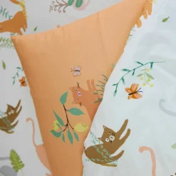Linge de lit enfant Chafou imprimé chats - coton
