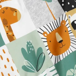 Linge de lit enfant imprimé Africa - coton