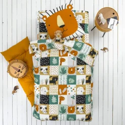 Linge de lit enfant imprimé Africa - coton