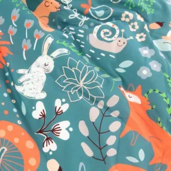 Linge de lit enfant imprimé Champy en coton biologique(**)