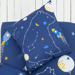 Linge de lit enfant imprimé Voie lactée - coton