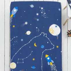 Linge de lit enfant imprimé Voie lactée - coton