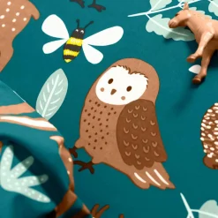 Linge de lit enfant à motifs Ourson en coton biologique(**)