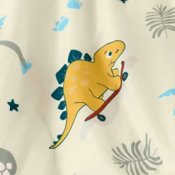 Linge de lit enfant à motifs skate Dinoroul 1 personne - coton