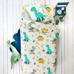 Linge de lit enfant à motifs skate Dinoroul 1 personne - coton
