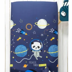Linge de lit enfant Pao imprimé espace - coton