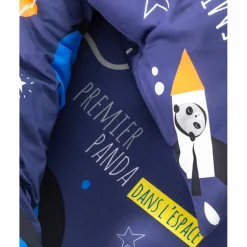 Linge de lit enfant Pao imprimé espace - coton