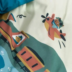 Linge de lit enfant Trafic imprimé voitures - coton