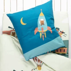 Linge de lit enfant Trafic imprimé voitures - coton